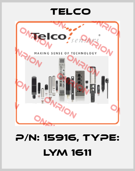 p/n: 15916, Type: LYM 1611 Telco