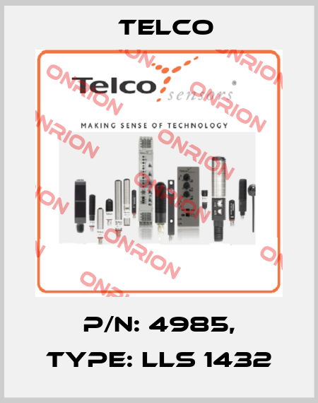 p/n: 4985, Type: LLS 1432 Telco
