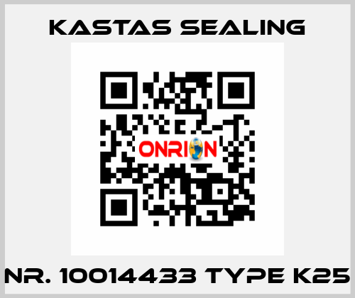 Nr. 10014433 Type K25 Kastas Sealing