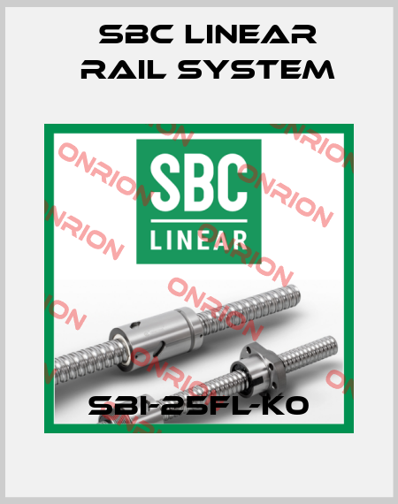 SBI-25FL-K0 SBC Linear Rail System