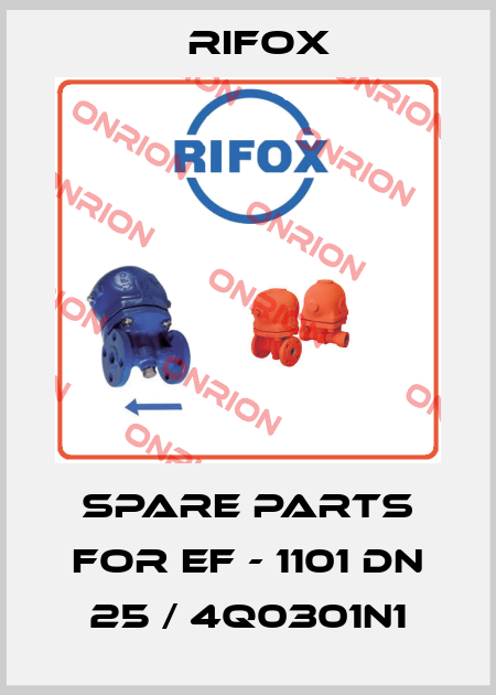 Spare parts for EF - 1101 DN 25 / 4Q0301N1 Rifox
