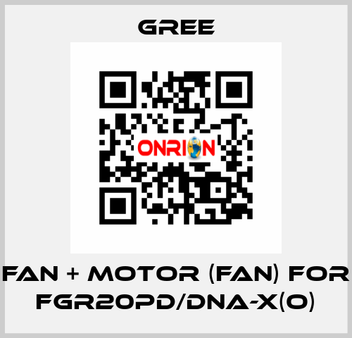 Fan + motor (fan) for FGR20Pd/DNa-X(O) Gree