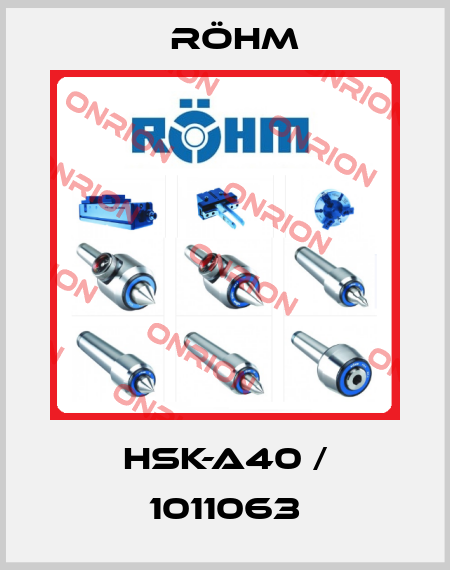 HSK-A40 / 1011063 Röhm