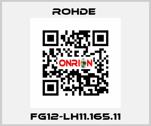 FG12-LH11.165.11 Rohde 