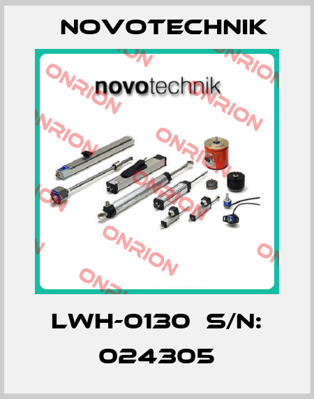 LWH-0130  s/n: 024305 Novotechnik