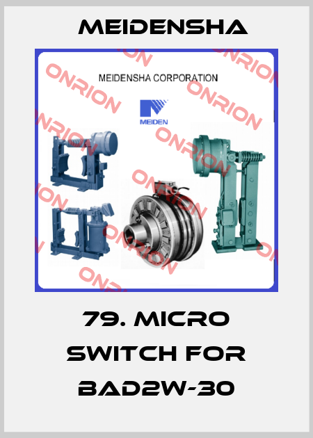 79. Micro switch for BAD2W-30 Meidensha