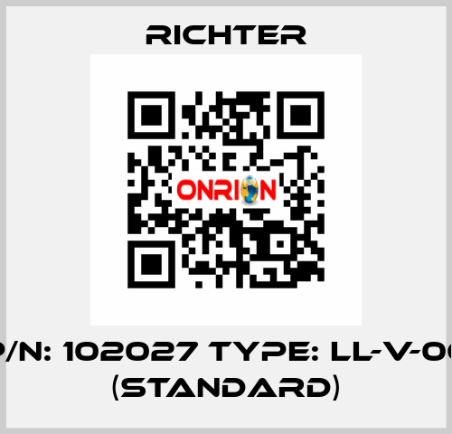 p/n: 102027 type: LL-V-06 (Standard) RICHTER