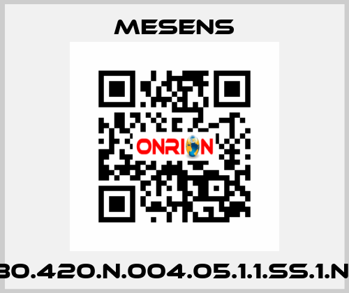 MPS580.420.N.004.05.1.1.SS.1.N.PE.6.N Mesens