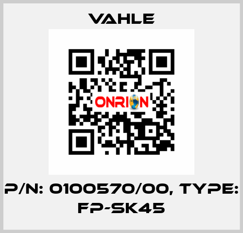 P/n: 0100570/00, Type: FP-SK45 Vahle