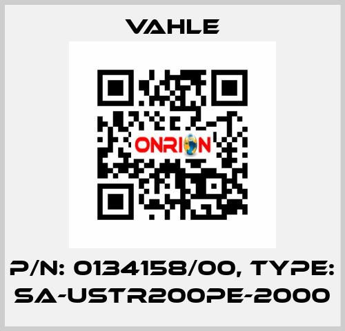 P/n: 0134158/00, Type: SA-USTR200PE-2000 Vahle