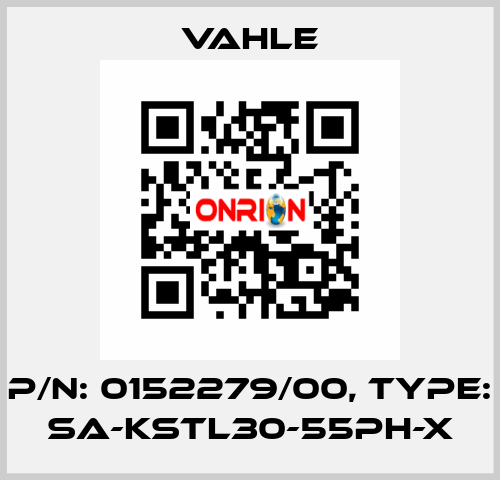 P/n: 0152279/00, Type: SA-KSTL30-55PH-X Vahle