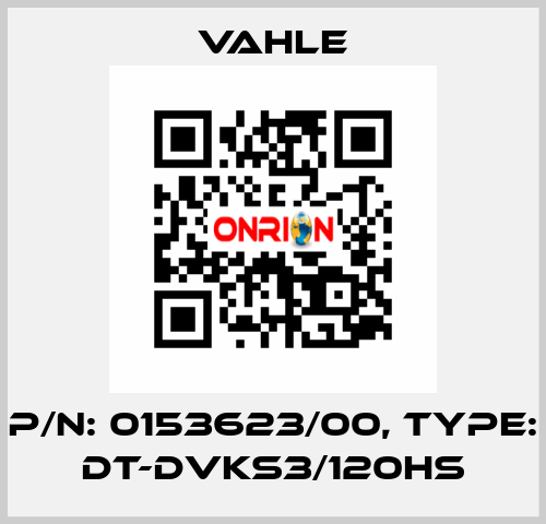 P/n: 0153623/00, Type: DT-DVKS3/120HS Vahle