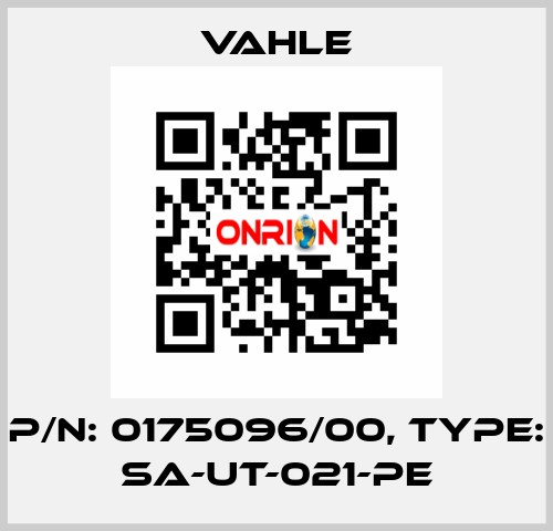 P/n: 0175096/00, Type: SA-UT-021-PE Vahle