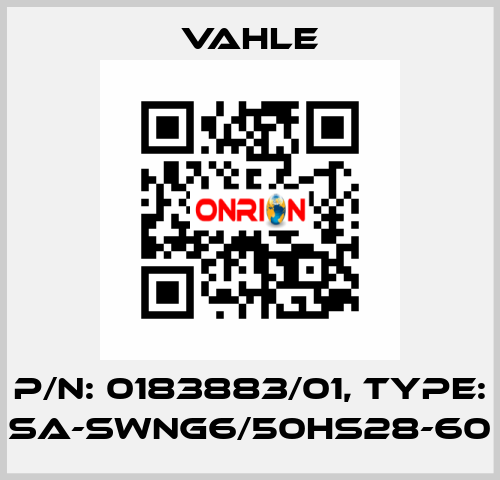 P/n: 0183883/01, Type: SA-SWNG6/50HS28-60 Vahle