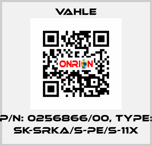 P/n: 0256866/00, Type: SK-SRKA/S-PE/S-11X Vahle