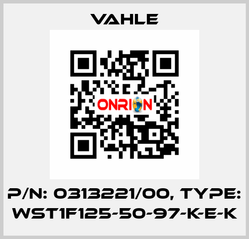 P/n: 0313221/00, Type: WST1F125-50-97-K-E-K Vahle