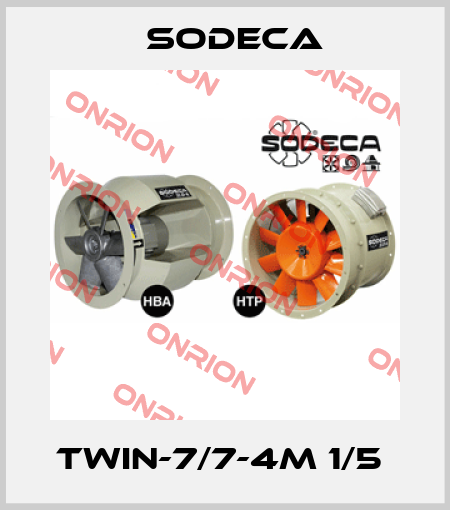 TWIN-7/7-4M 1/5  Sodeca