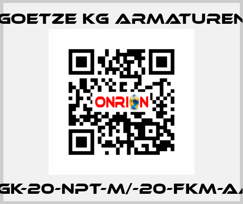 810SGK-20-NPT-M/-20-FKM-AA3-16 Goetze KG Armaturen