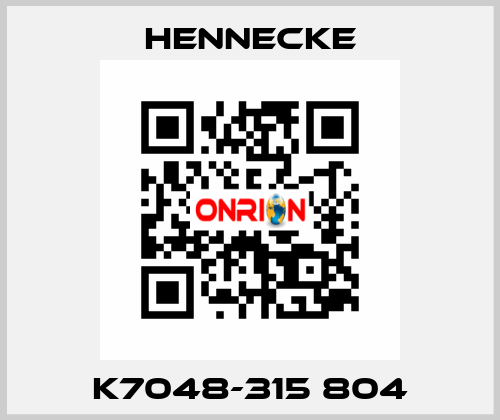 K7048-315 804 Hennecke