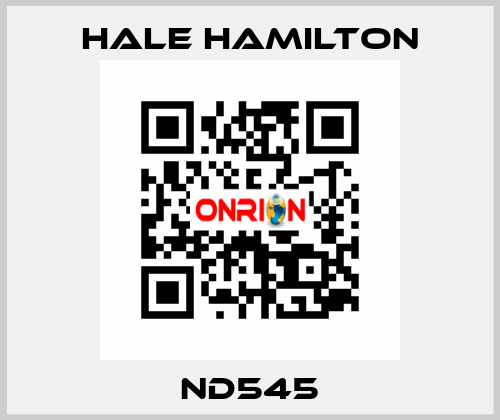 ND545 HALE HAMILTON