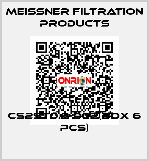 CS2ST0.2-002(Box 6 pcs) Meissner Filtration Products