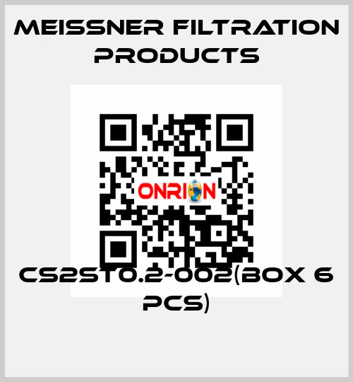 CS2ST0.2-002(Box 6 pcs) Meissner Filtration Products