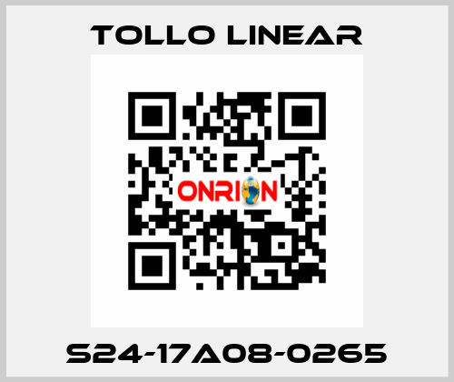 S24-17A08-0265 Tollo Linear