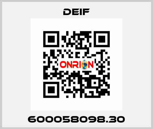 600058098.30 Deif