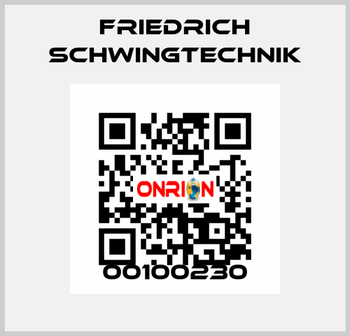 00100230 Friedrich Schwingtechnik