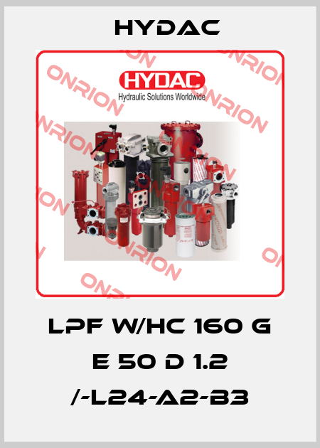 LPF W/HC 160 G E 50 D 1.2 /-L24-A2-B3 Hydac