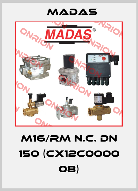 M16/RM N.C. DN 150 (CX12C0000 08) Madas