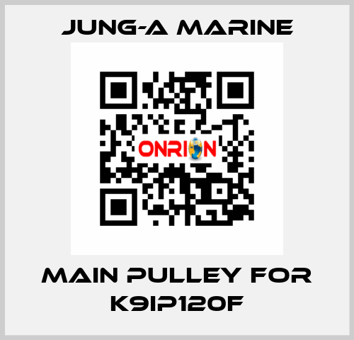 main pulley for K9IP120F JUNG-A MARINE