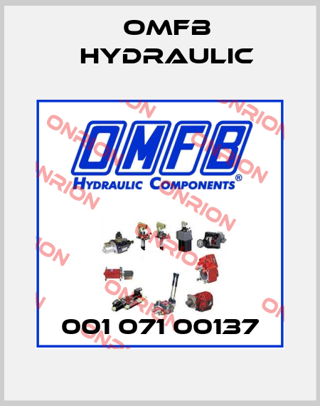 001 071 00137 OMFB Hydraulic