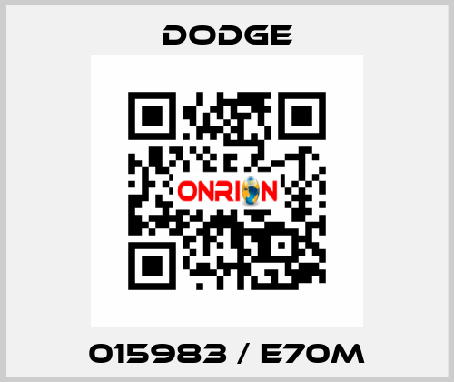 015983 / E70M Dodge
