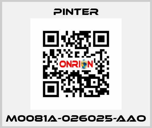 M0081A-026025-AAO Pinter