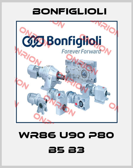 WR86 U90 P80 B5 B3 Bonfiglioli