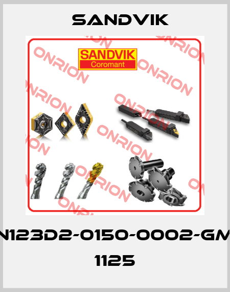 N123D2-0150-0002-GM 1125 Sandvik