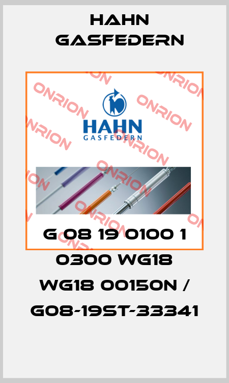 G 08 19 0100 1 0300 WG18 WG18 00150N / G08-19ST-33341 Hahn Gasfedern