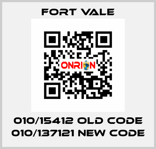 010/15412 old code 010/137121 new code Fort Vale