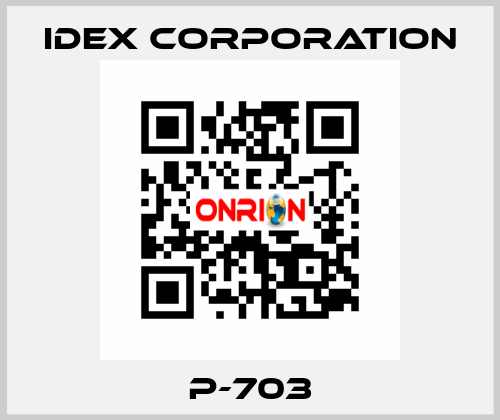 P-703 IDEX Corporation