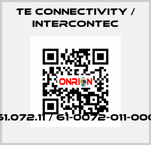 61.072.11 / 61-0072-011-000 TE Connectivity / Intercontec