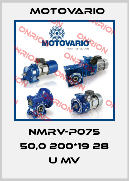 NMRV-P075 50,0 200*19 28 U MV Motovario