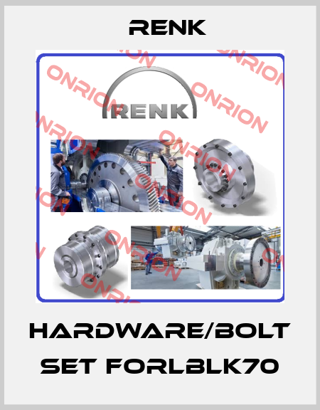 hardware/bolt set forLBLK70 Renk