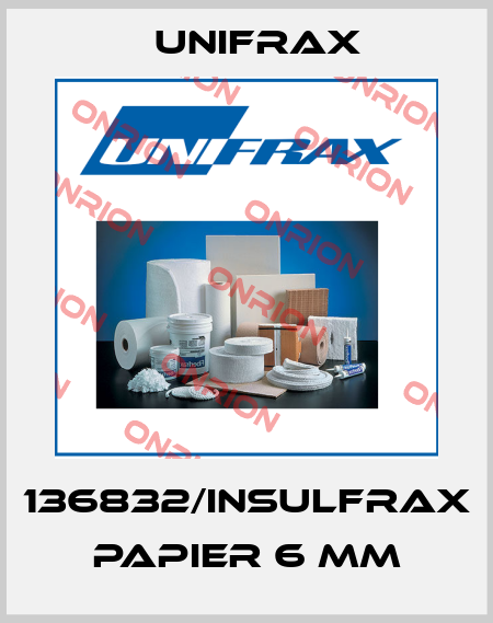 136832/Insulfrax Papier 6 mm Unifrax