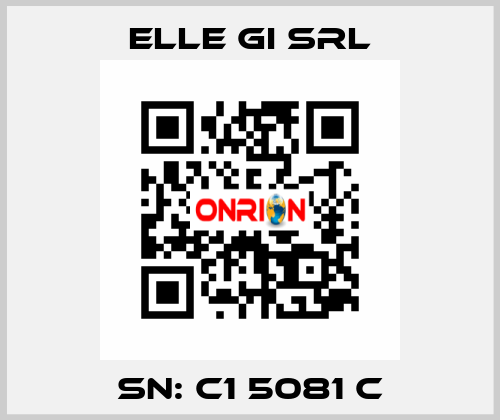 SN: C1 5081 C ELLE GI SRL