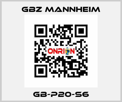 GB-P20-S6 GBZ MANNHEIM