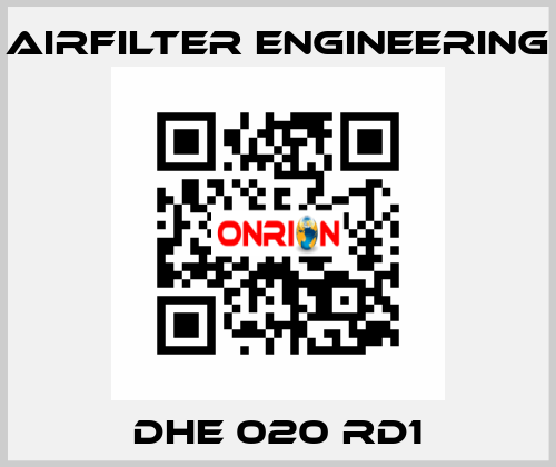 DHE 020 RD1 Airfilter Engineering