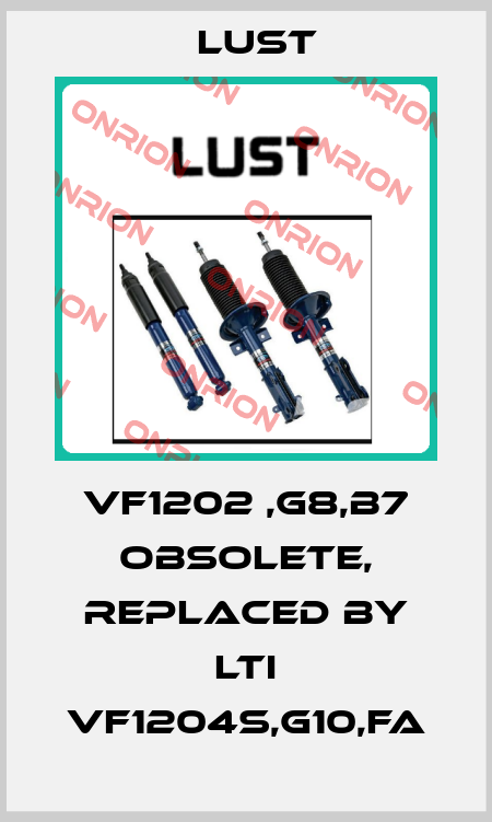 VF1202 ,G8,B7 obsolete, replaced by LTI VF1204S,G10,FA Lust