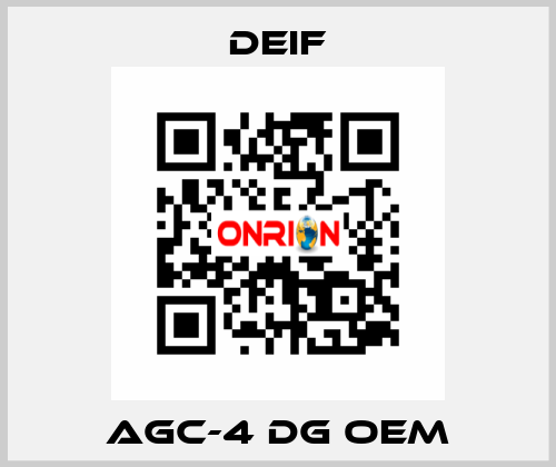 AGC-4 DG OEM Deif