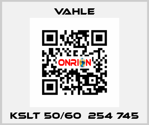 KSLT 50/60  254 745 Vahle